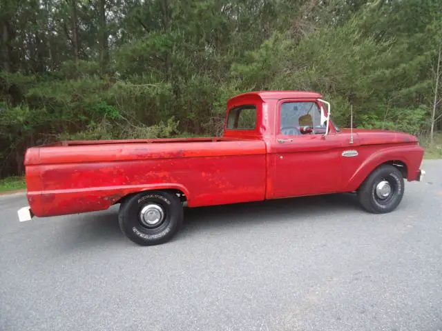 1965 ford f-100 long bed pickup truck