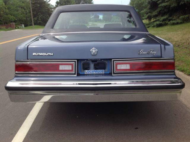 1988 plymouth gran fury base sedan 4-door 5.2l