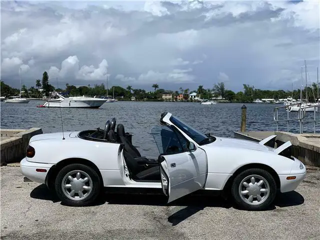 1991 mazda mx-5 miata special edition 122,612 miles white convertible roadster