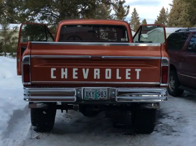 1971 custom 20 chevrolet pickup truck 4x4 3/4 ton longbed ***retirement sell***