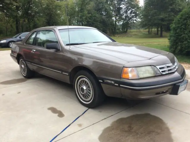 1987 ford thunderbird lx coupe - 1 owner, all original, no rust, no reserve!