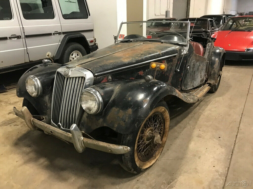 1954 mgtf barn find no reserve!