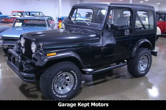 1977 jeep cj-7 black suv 4.2l i6 2831 miles