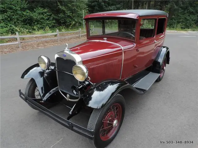beautiful 1930 ford model a tudor sedan. vintage, restored, no reserve!!!