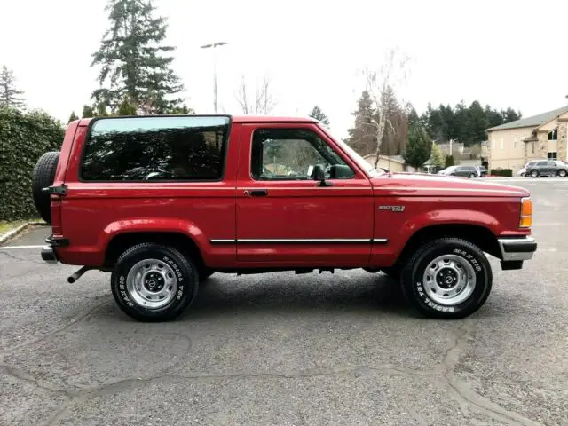1990 ford bronco ii xlt 2dr suv 2.9'liter v6 eng only 121k actual miles 2-owners