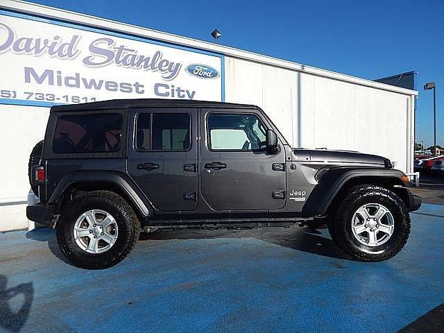 used 2018 jeep wrangler 4wd unlimited sport midwest city, ok 73110 for sale in oklahoma city, oklahoma