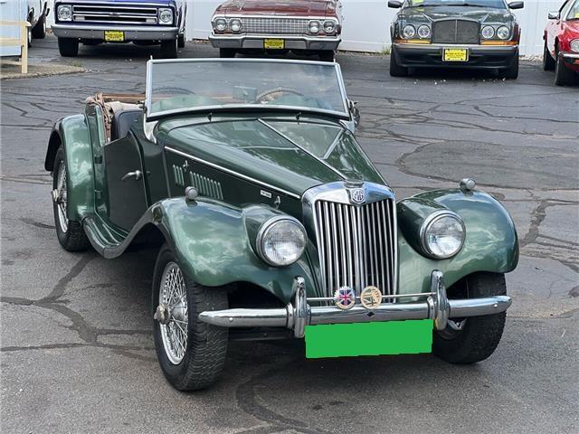 1955 mg tf-1500 convertible british racing green
