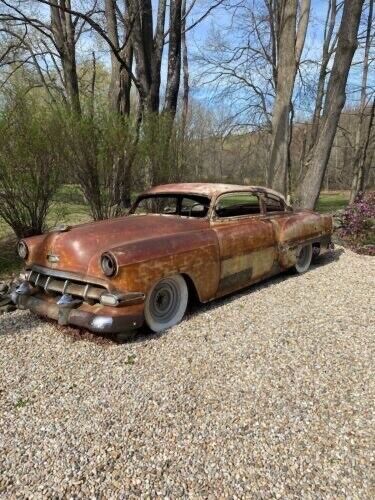 1954 chevrolet bel air coupe brown rwd automatic 210