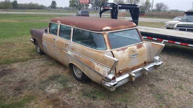 1957 chevrolet 210 wagon, no reserve, complete with ks title, other cars too