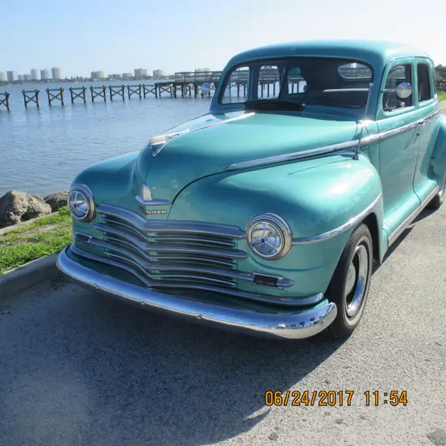 1947 plymouth "specdial deluxe" sedan