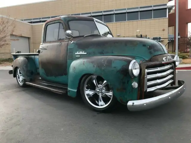 no reserve slammed gmc 3100 patina apache hot rod street rod ls f100 c10