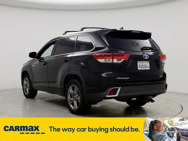2018 toyota highlander hybrid limited