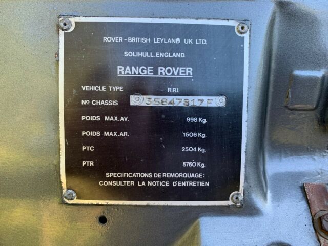 1979 range rover classic 2 door convertible - low miles!!!