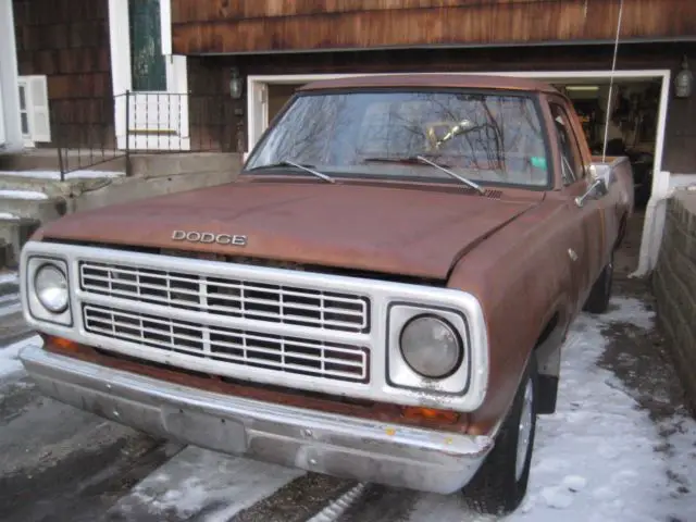 1979 dodge d-100 custom 100 pick up truck-8 foot fleetside