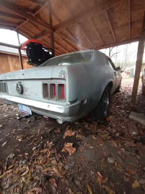 1970 ford mustang coupe grey rwd automatic