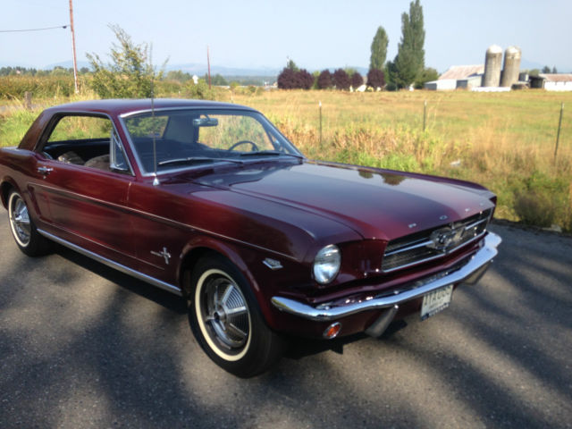 1964.5 mustang 289 4 speed 1 owner