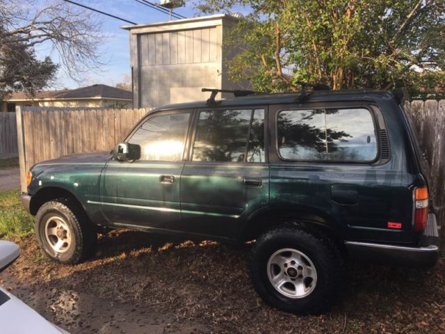 1994 toyota landcruiser, green