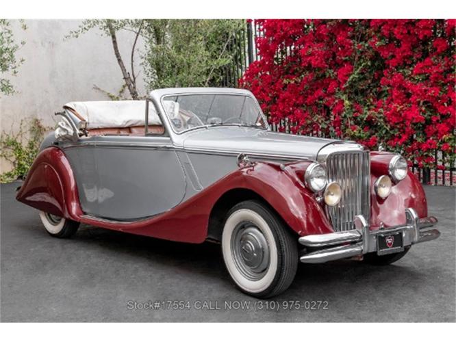 1950 jaguar mark v in beverly hills, california