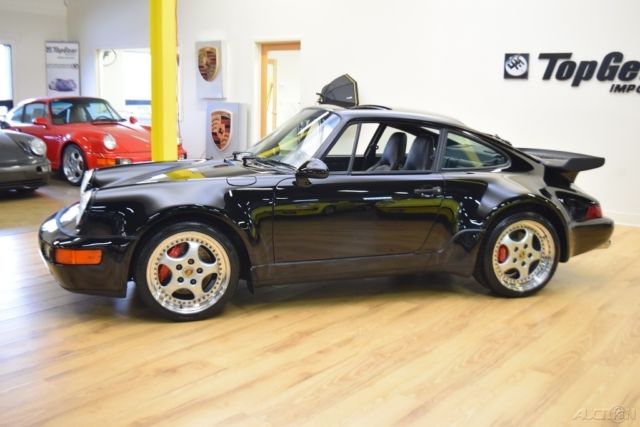 1994 porsche 3.6 turbo black on black all books