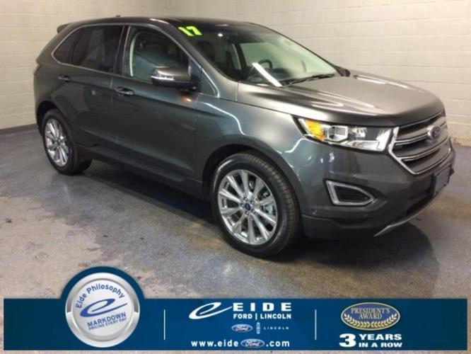 2017 ford edge titanium awd titanium 4dr crossover for sale in bismarck, north dakota
