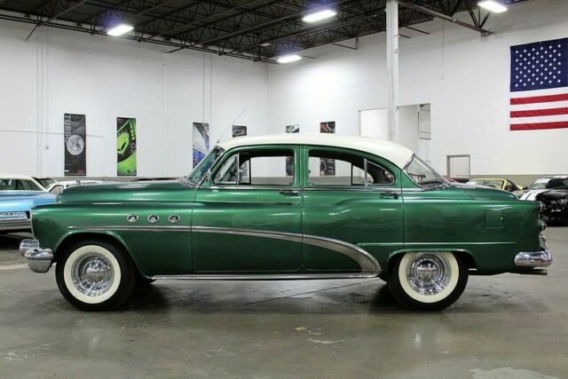 1953 buick special 51350 miles green / white sedan 320ci automatic