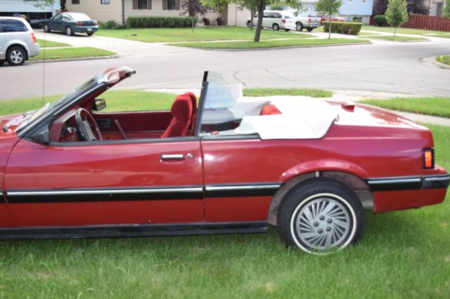 1986 pontiac sunbird convertable