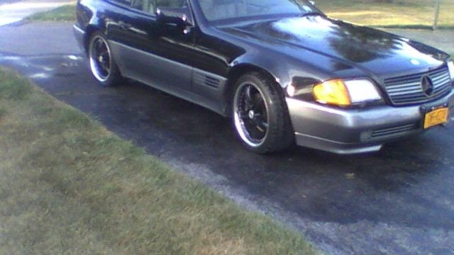 94 mercedes-benz sl320 convertible 2nd owner 170k miles runs perfect new tires