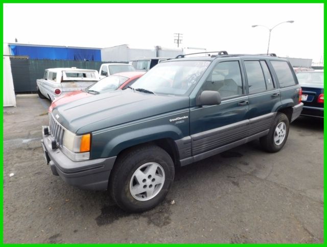c 1993 jeep grand cherokee laredo 5.2l v8 16v automatic suv no reserve