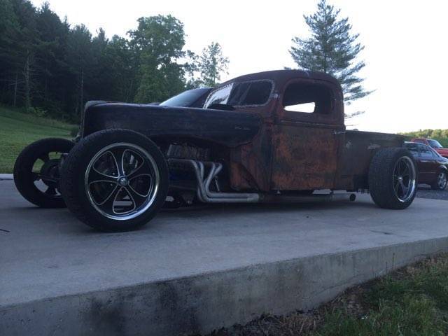 1946 ford pickup rat rod chopped and channeled
