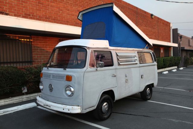 1977 vw bus westfalia "westy" sage green !!!