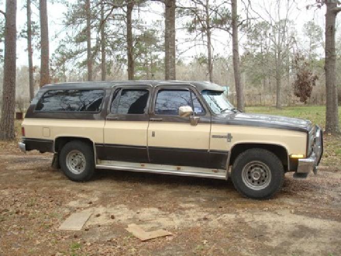 1987 chevy 3/4 suburban in livingston, tx