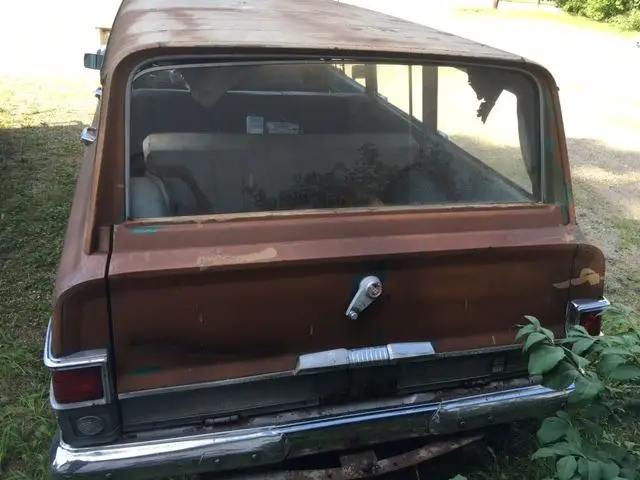 jeep wagoneer 4x4 w/ snow plow 327 vigilante manual
