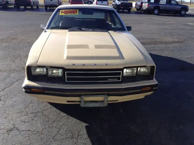 1983 mercury capri 24523 actual miles