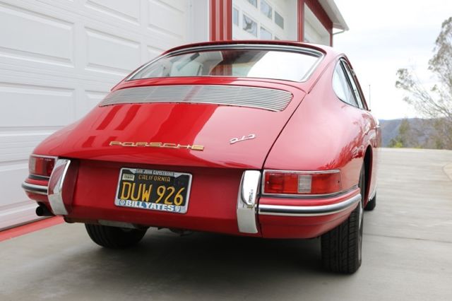 painted dash ruby red 1965 porsche 912