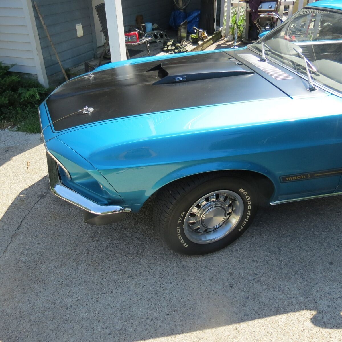 1969 ford mustang mach 1 351 fastback original v-8