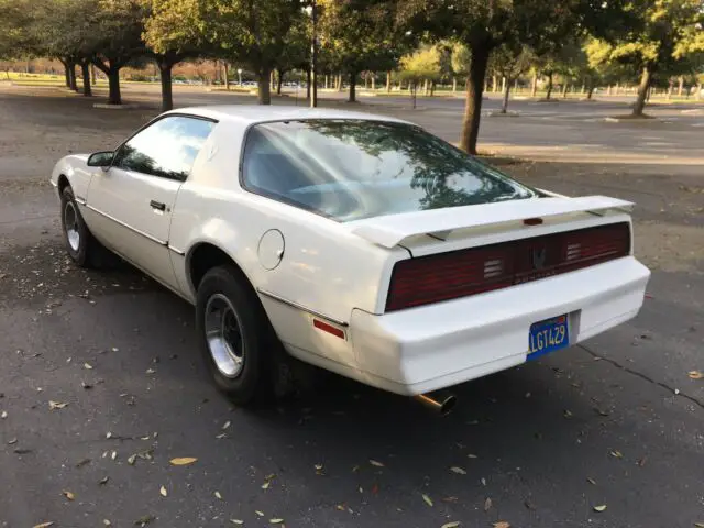 1984 pontiac firebird coupe white rwd automatic