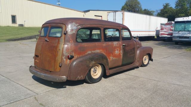 1948 chevy suburban truck patina rat rod