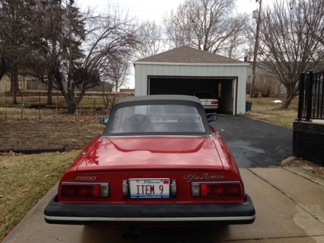 1976 alfa romeo spider, 24,115 original miles