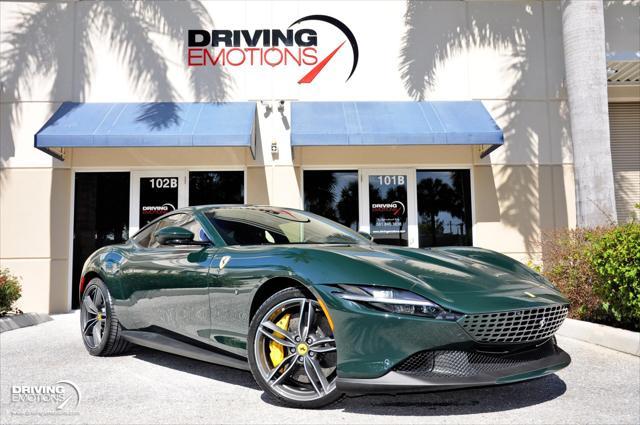 2023 ferrari roma historical color! passenger display! carbon fiber trim! $292k msrp!!