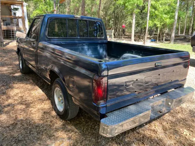 1990 ford f-150 pickup blue rwd automatic