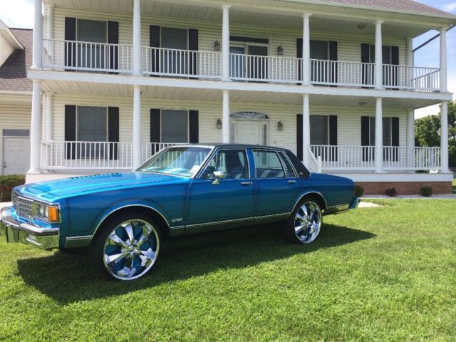 1985 chevrolette caprice classic "customized" orginal with low mileage of 55k