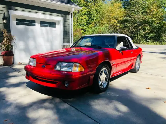 1989 mustang 5.0 gt convertible (low mileage)