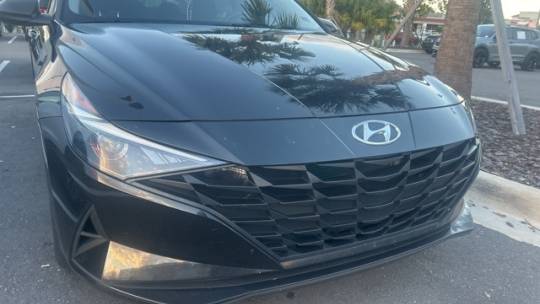 2023 hyundai elantra hybrid blue