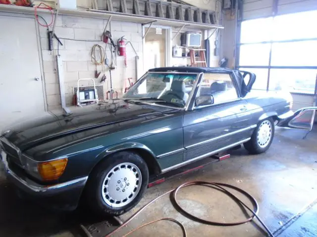 1986 mercedes benz 300sl hard top convertible