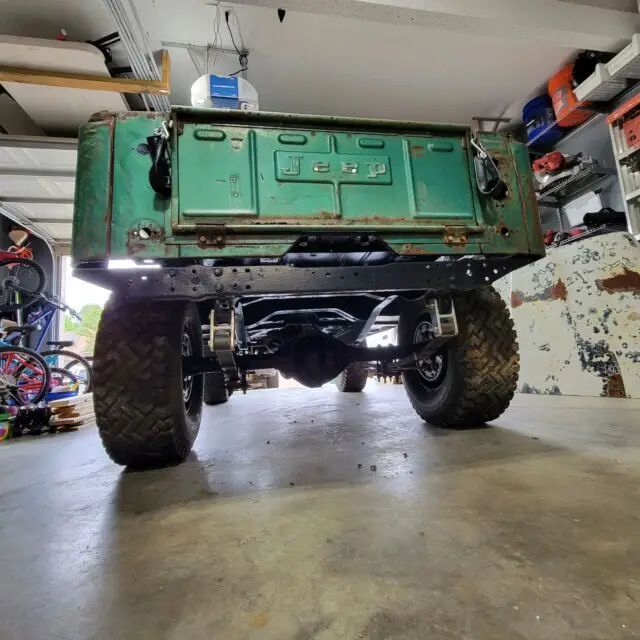 1975 jeep cj-5 convertible green 4wd manual