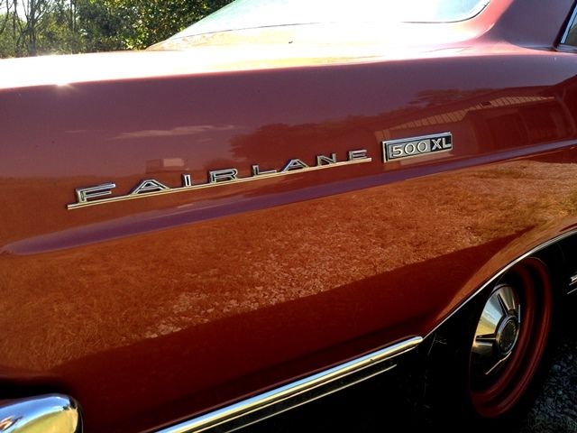 390 v8 1966 fairlane xl 500 2 door bucket seat w/console automatic