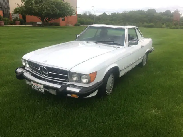 1989 mercedes benz 560sl white with blue interior 2 owner very well sorted car