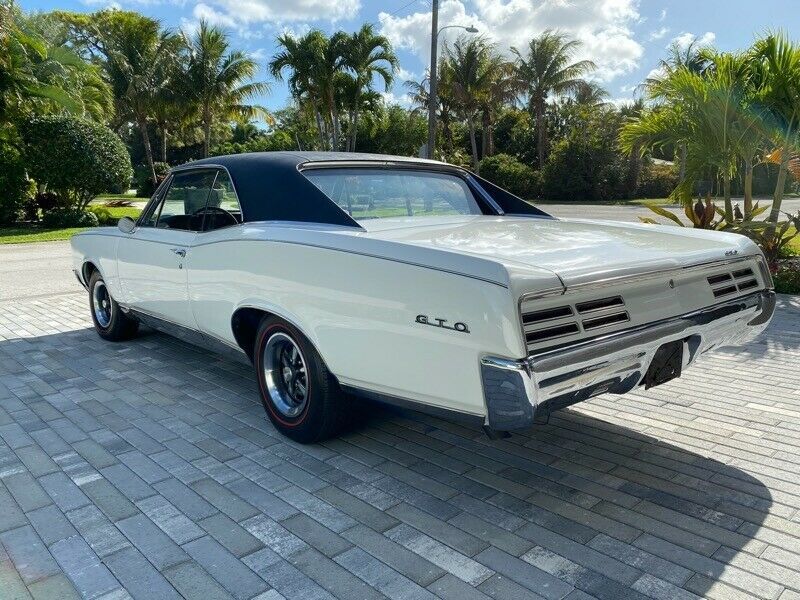 1967 pontiac gto coupe 37,907 miles white select automatic no rust barn find