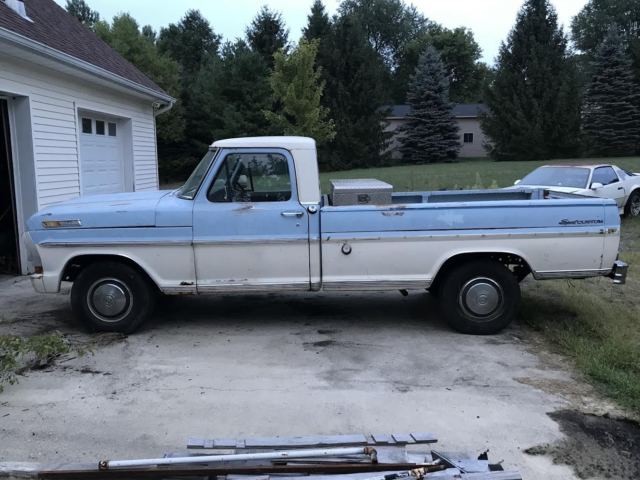awesome unmolested ford f100 truck 302 v8 automatic drives great