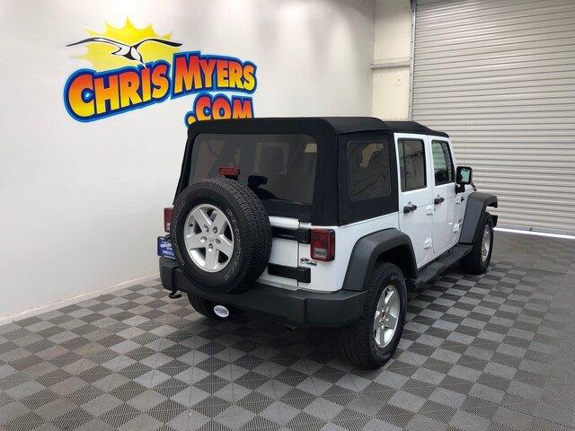 used 2016 jeep wrangler 4wd unlimited sport daphne, al 36526 for sale in daphne, alabama